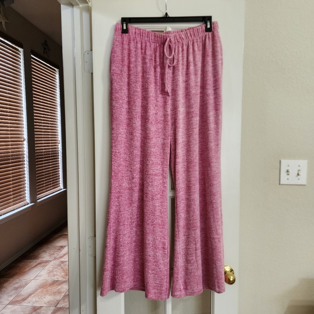 Dear Scarlett Lounge Set Plus 2X Pink Cowl Neck Buttery Soft Travel Loungewear - Picture 9 of 16